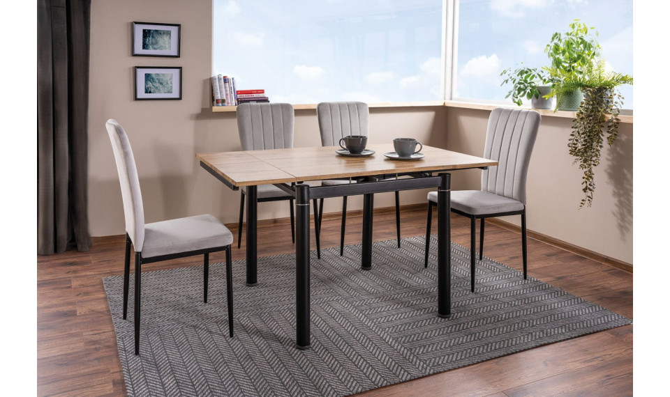 VIGO Chair VELVET Bluvel 03 light gray | Chairs and swivel chairs | ZIPhome.ee image 3