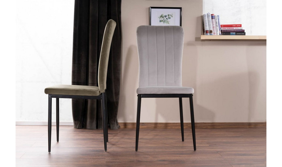 VIGO Chair VELVET Bluvel 03 light gray | Chairs and swivel chairs | ZIPhome.ee image 4