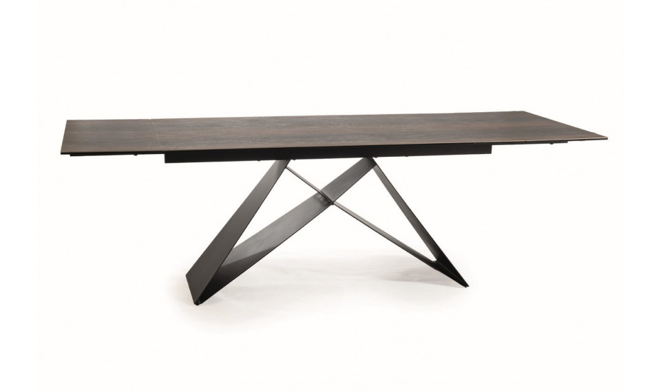 WESTIN Extendable 180-240 Dining table, wood effect / black mat | Tables | ZIPhome.ee image 2