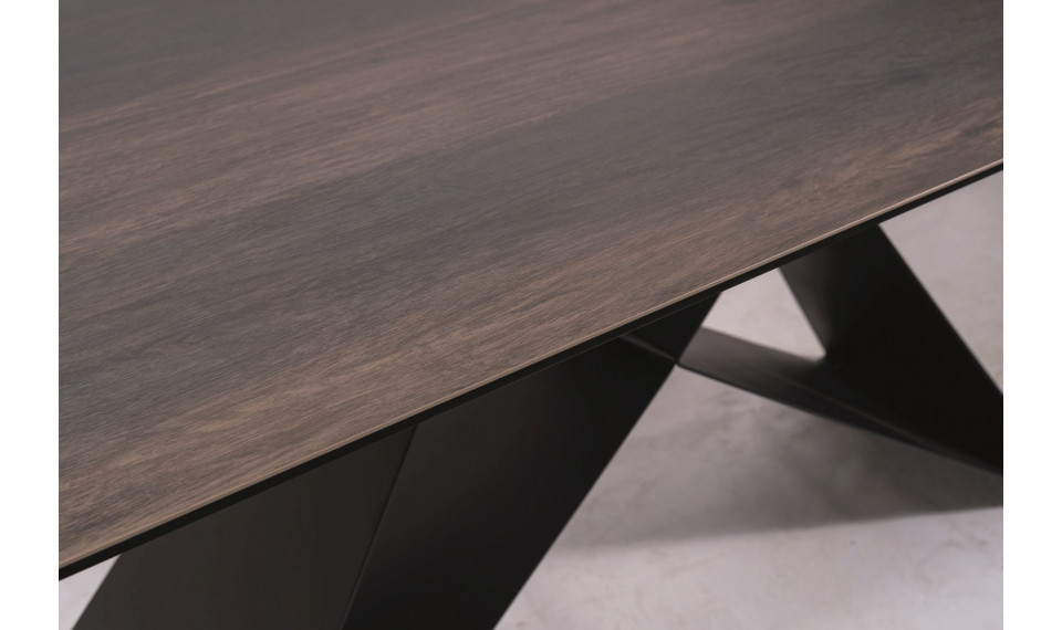 WESTIN Extendable 180-240 Dining table, wood effect / black mat | Tables | ZIPhome.ee image 5