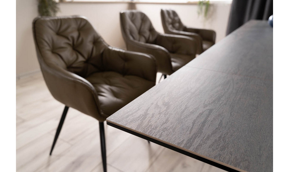 WESTIN Extendable 180-240 Dining table, wood effect / black mat | Tables | ZIPhome.ee image 4