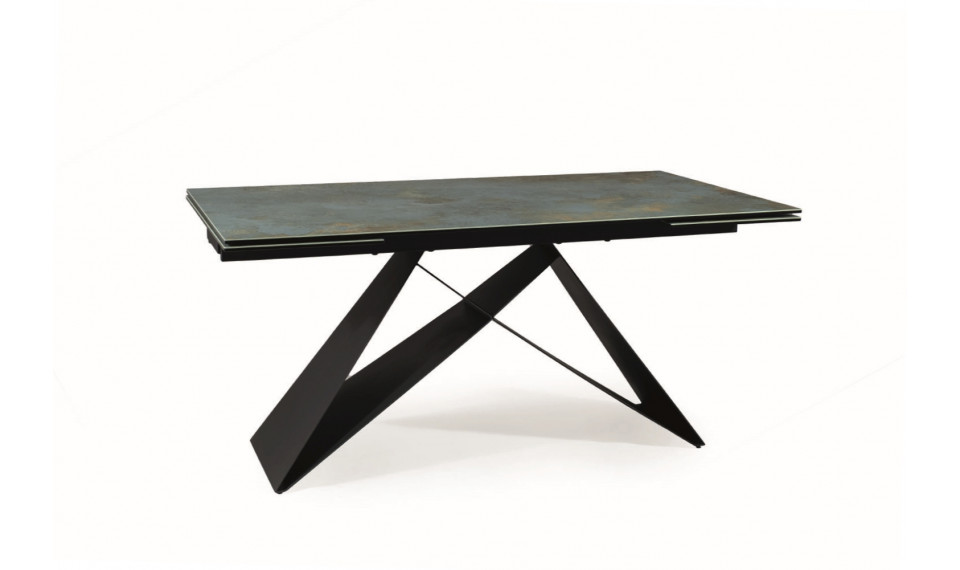 WESTIN Extendable 160-240 Dining table, Ossido Verde / black mat | Tables | ZIPhome.ee image 2