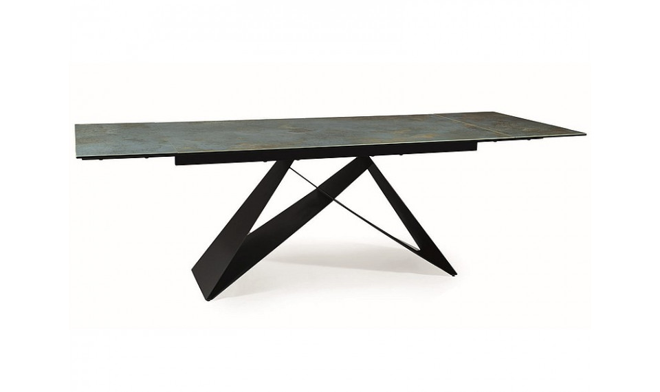 WESTIN Extendable 160-240 Dining table, Ossido Verde / black mat | Tables | ZIPhome.ee image 1
