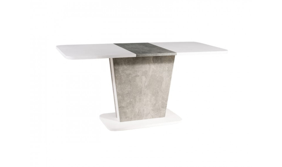 CALIPSO 110-145 Extendable Dining table Cement/White | Pöydät | ZIPhome.ee kuva 1