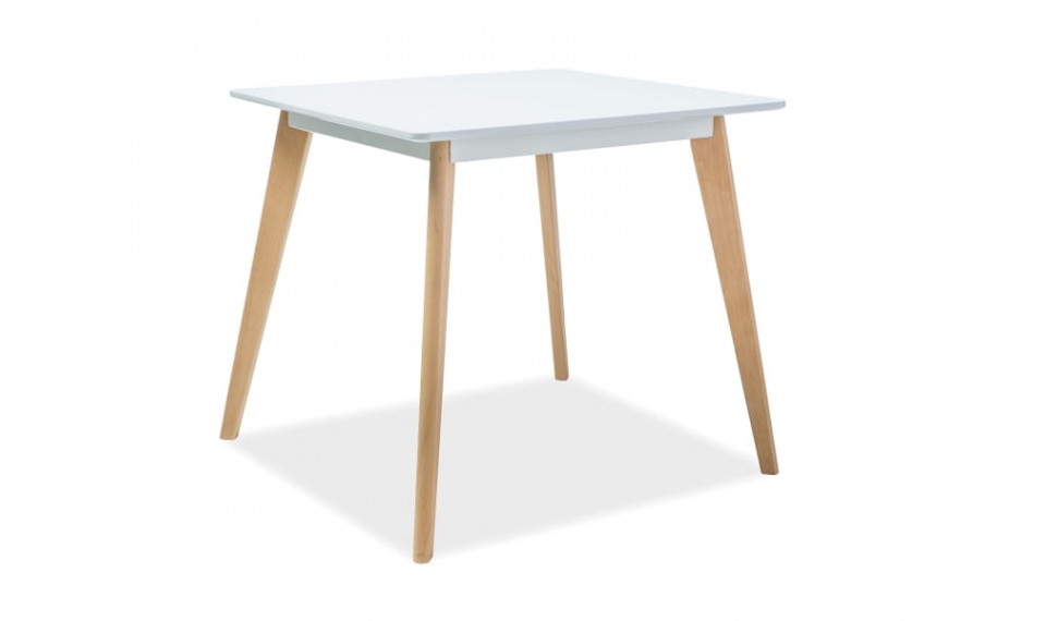 DECLAN II Dining table, Beech/White | Tables | ZIPhome.ee image 1