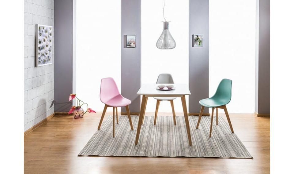 DECLAN II Dining table, Beech/White | Tables | ZIPhome.ee image 2