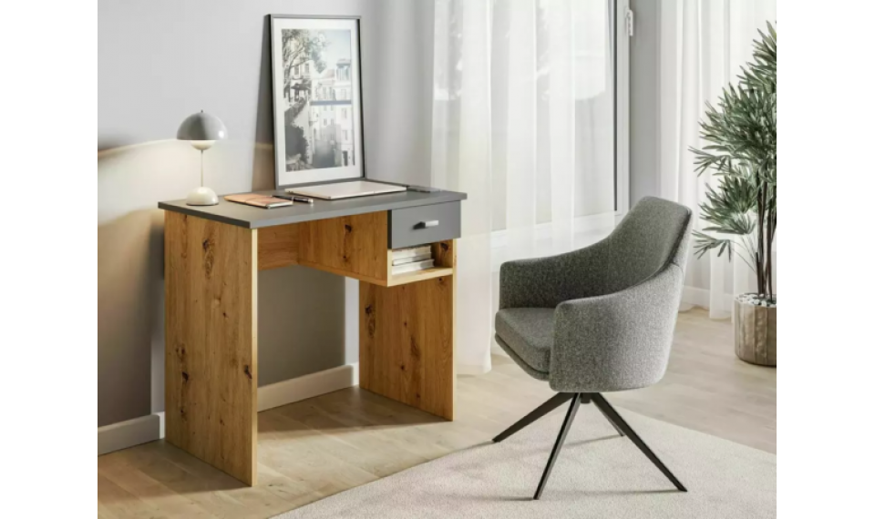 Письменный стол B-011 дуб/антрацит | Письменные столы | ZIPhome.ee изображение 2