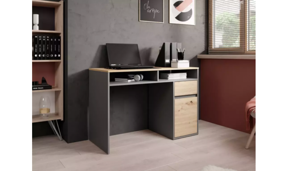 Письменный стол B-012 дуб/антрацит | Письменные столы | ZIPhome.ee изображение 2