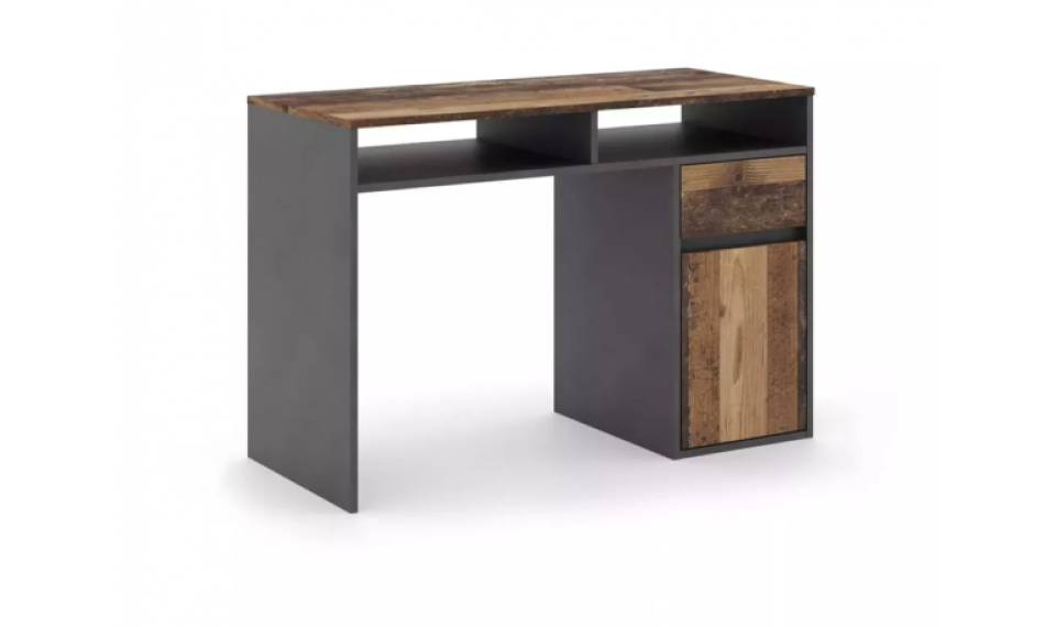 Письменный стол B-012 старое дерево/темно-серый коврик | Письменные столы | ZIPhome.ee изображение 1
