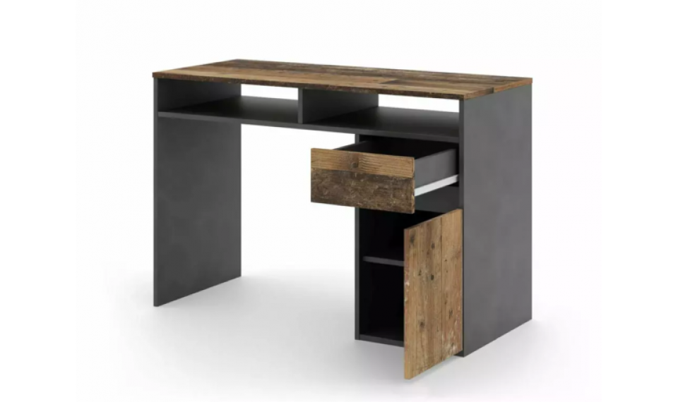 Письменный стол B-012 старое дерево/темно-серый коврик | Письменные столы | ZIPhome.ee изображение 3