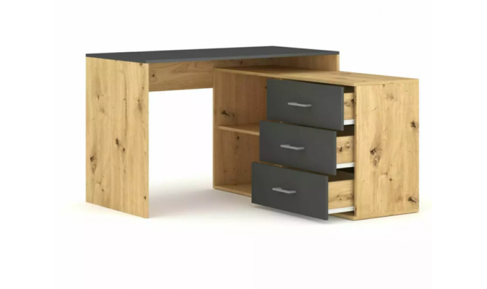 Письменный стол B-013 дуб/серый | Письменные столы | ZIPhome.ee изображение 1