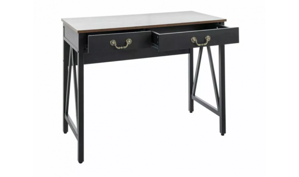 Письменный стол B-021 рустикальный коричневый/черный | Письменные столы | ZIPhome.ee изображение 2