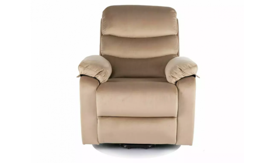 Hektor M Velvet reclining armchair beige | 100% Quality Hektor M Velvet reclining armchair beige | Armchairs | ZIPhome.ee image 3