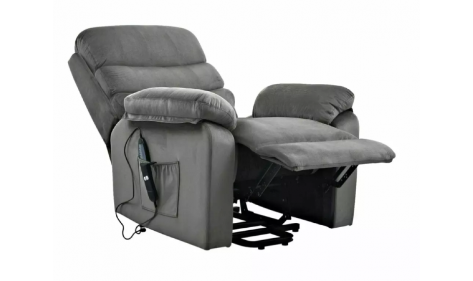 Hektor M Velvet reclining armchair gray | 100% Quality Hektor M Velvet reclining armchair gray | Armchairs | ZIPhome.ee image 3
