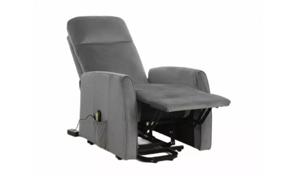 Leto Velvet reclining armchair gray | 100% Quality Leto Velvet reclining armchair gray | Armchairs | ZIPhome.ee image 4