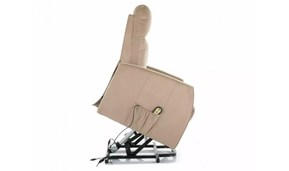 Leto Velvet reclining armchair beige | 100% Quality Leto Velvet reclining armchair beige | Armchairs | ZIPhome.ee image 2