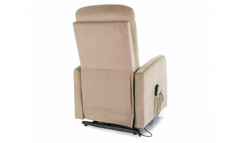 Leto Velvet reclining armchair beige | 100% Quality Leto Velvet reclining armchair beige | Armchairs | ZIPhome.ee image 4