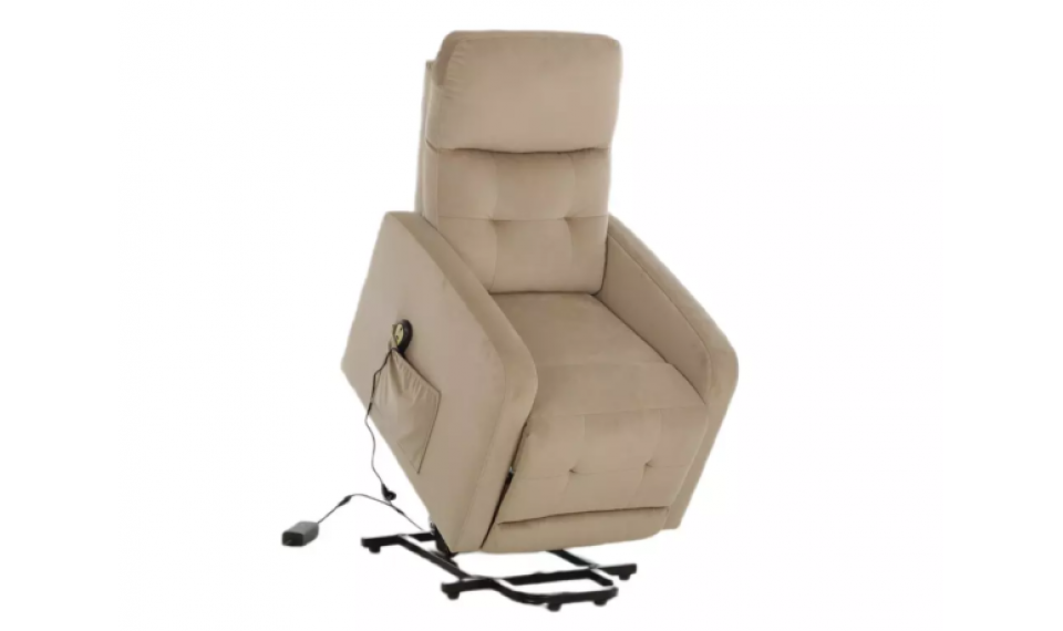 Otus II Velvet reclining armchair beige | 100% Quality Otus II Velvet reclining armchair beige | Armchairs | ZIPhome.ee image 2