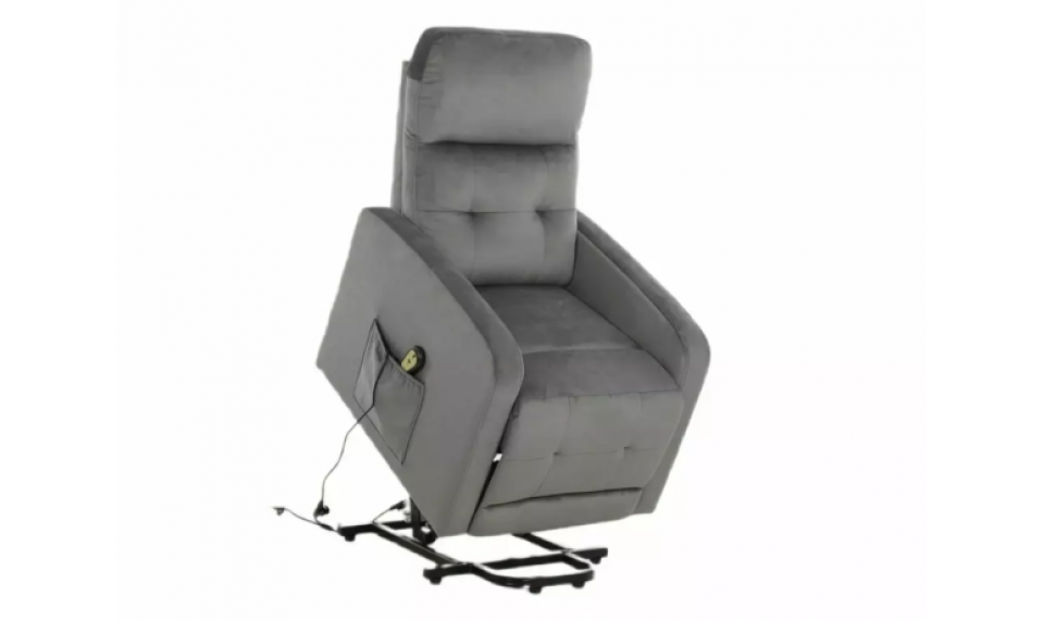 Otus II Velvet reclining armchair grey | 100% Quality Otus II Velvet reclining armchair grey | Armchairs | ZIPhome.ee image 3