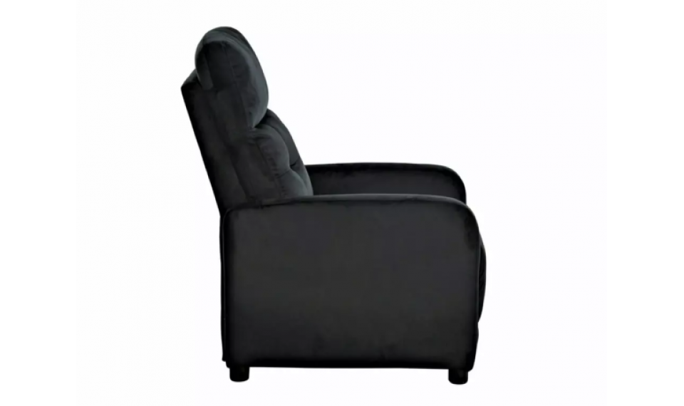 Otus Velvet reclining armchair black | 100% Quality Otus Velvet reclining armchair black | Armchairs | ZIPhome.ee image 3
