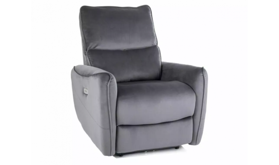 Zefir Velvet folding armchair gray | 100% Quality Zefir Velvet folding armchair gray | Armchairs | ZIPhome.ee image 1