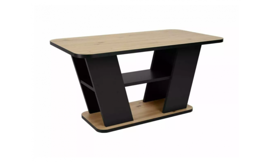 Platon coffee table oak/black | Сoffee tables | ZIPhome.ee image 1