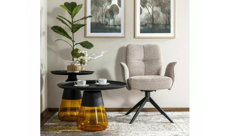 Tiffany A coffee table black/orange | Сoffee tables | ZIPhome.ee image 3