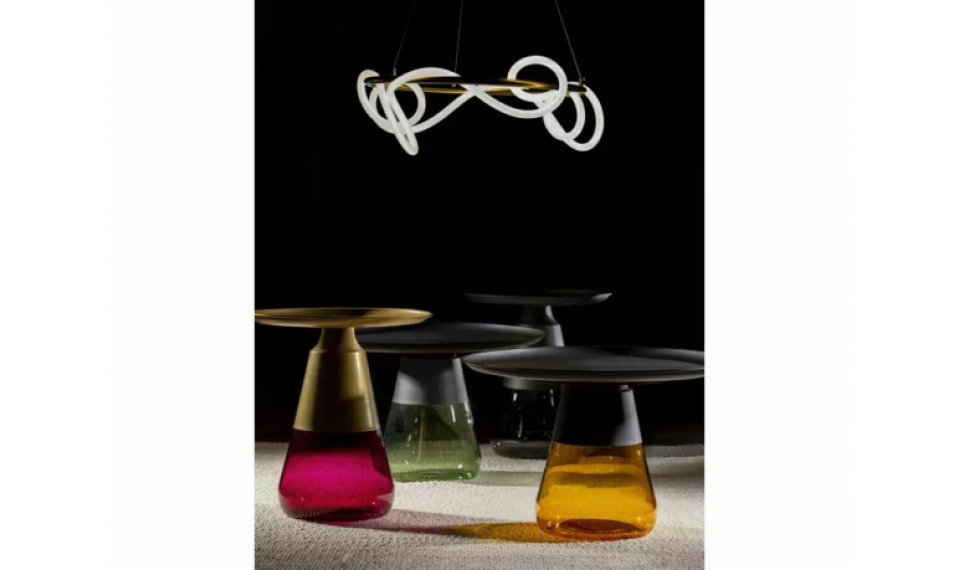 Tiffany A coffee table gold/purple | Сoffee tables | ZIPhome.ee image 2