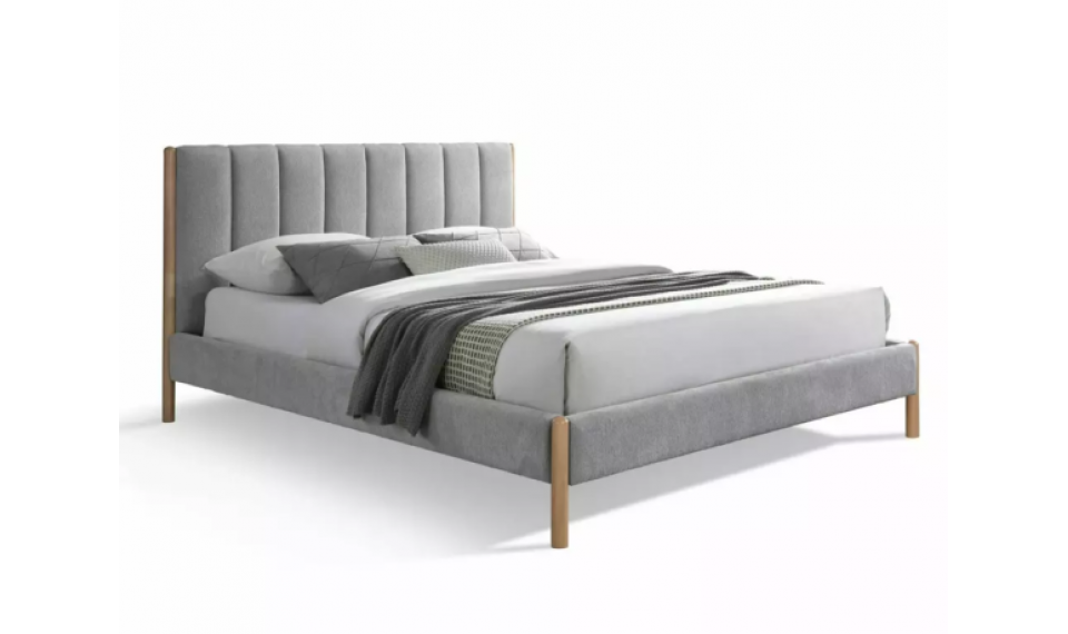 Belmont Raven bed light grey 160x200 | Beds | ZIPhome.ee image 1