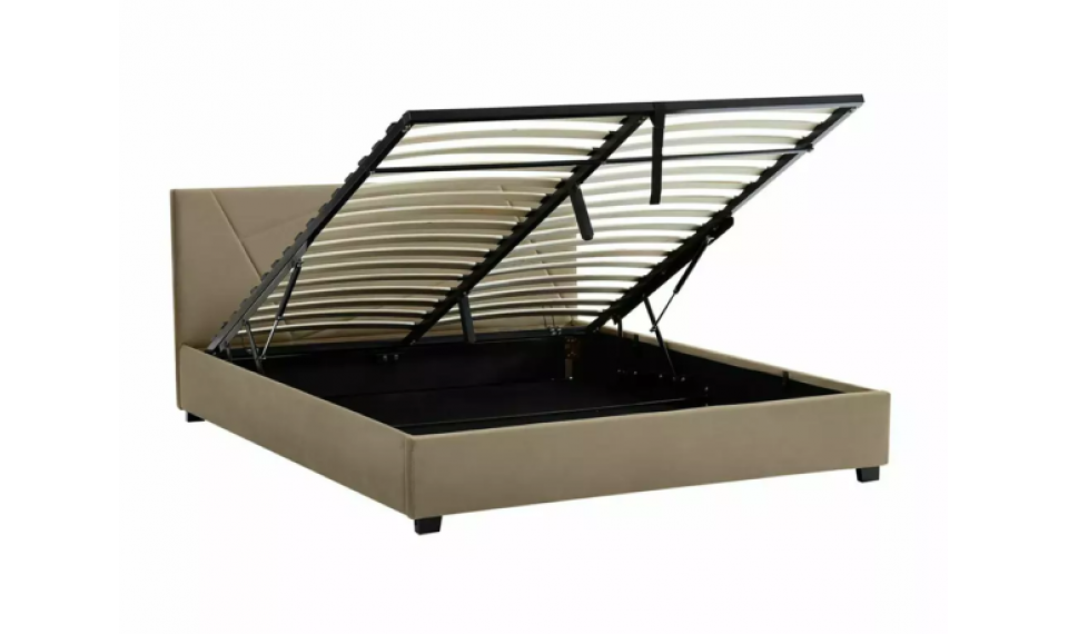 Columbia Velvet voodi 140x200 beež | Voodid | ZIPhome.ee pilt 2