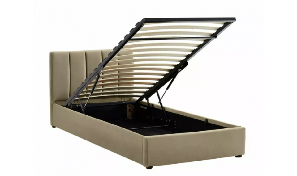 Montreal Velvet voodi 90x200 beež | Voodid | ZIPhome.ee kuva 2