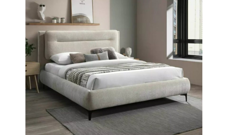 Nicosia Raven voodi 160x200 tumebeež | Voodid | ZIPhome.ee pilt 1