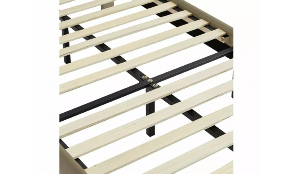 Savana Velvet bed 90x200 beige | Beds | ZIPhome.ee image 4