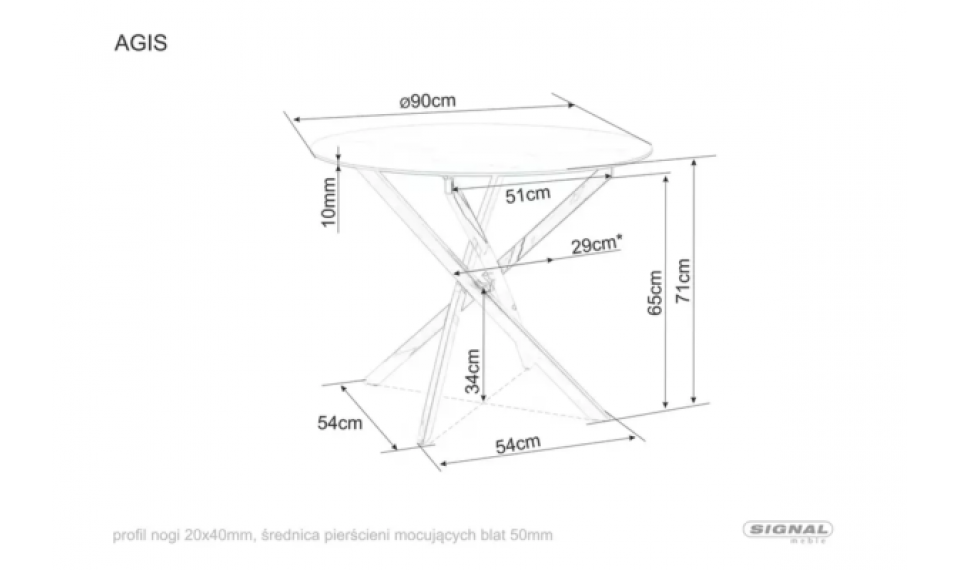 Таблица Agis | Столы | ZIPhome.ee изображение 3