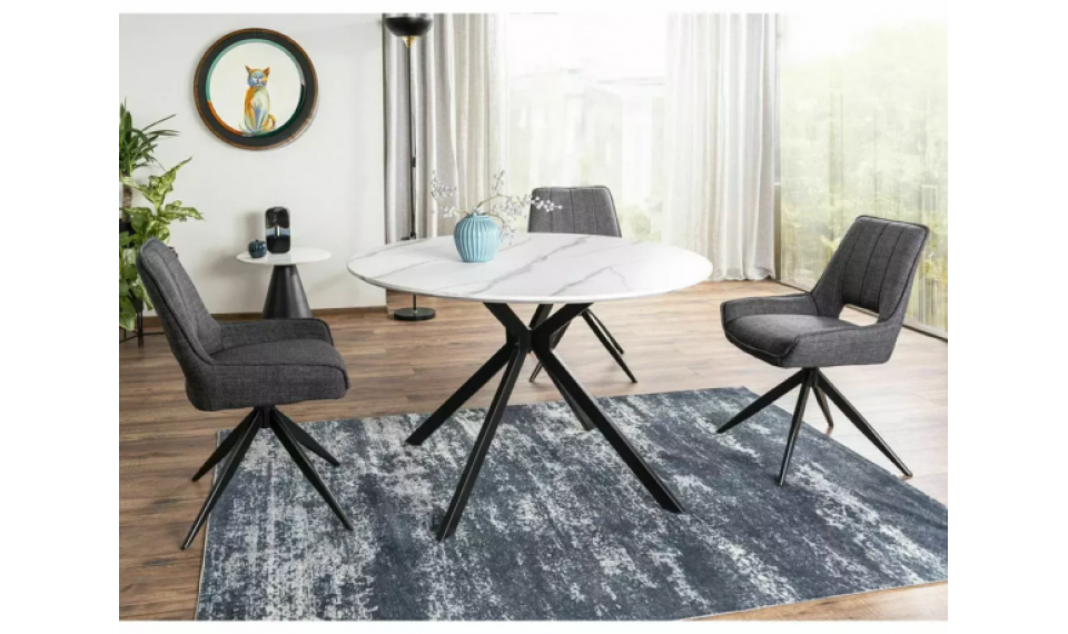 Астра стол белый мрамор 100 | Столы | ZIPhome.ee изображение 2