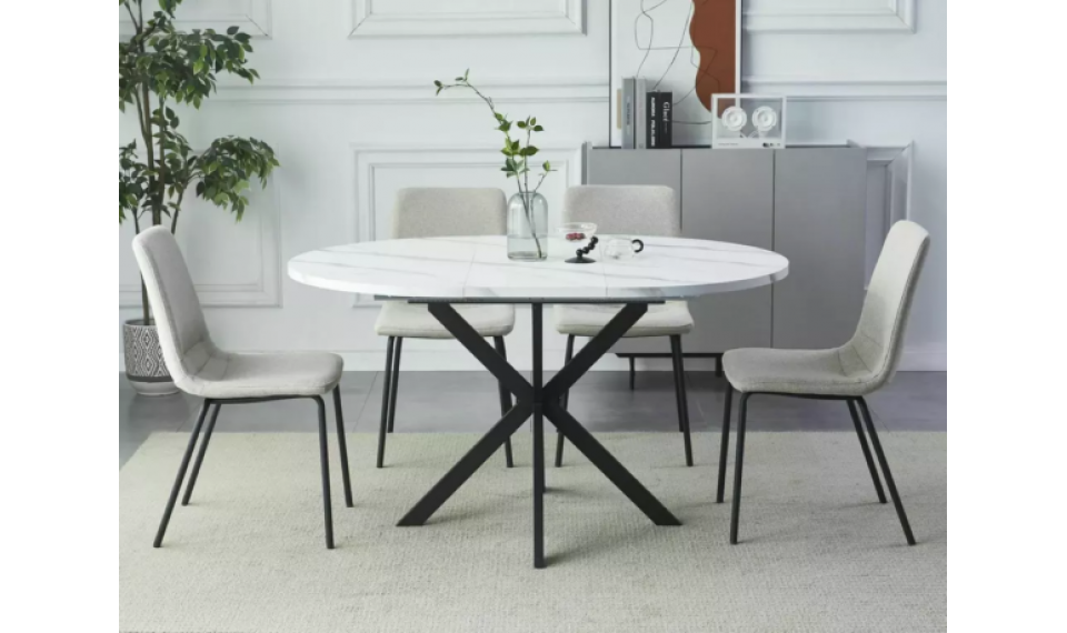 Gaston table white marble effect | Tables | ZIPhome.ee image 2