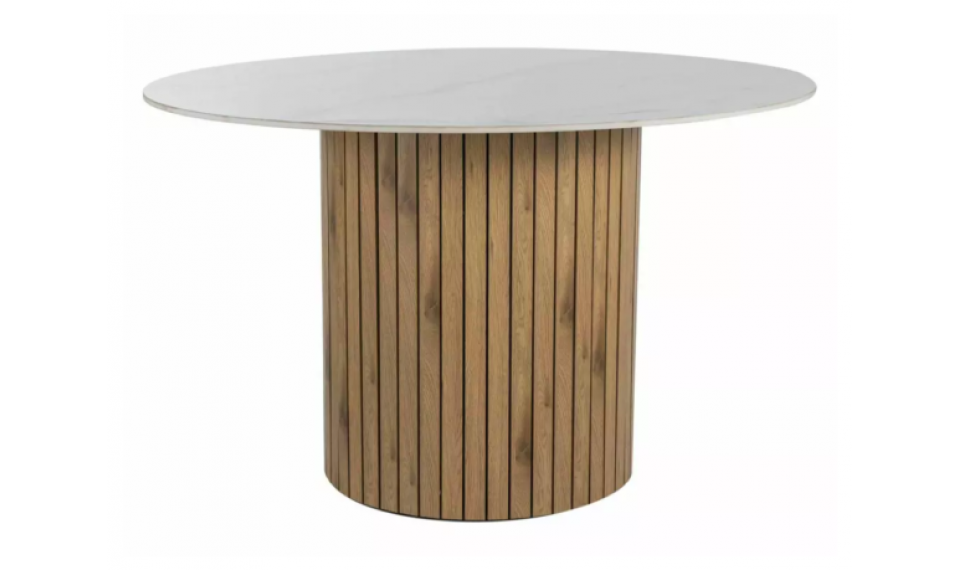Socrates table white/oak 120 | Tables | ZIPhome.ee image 1