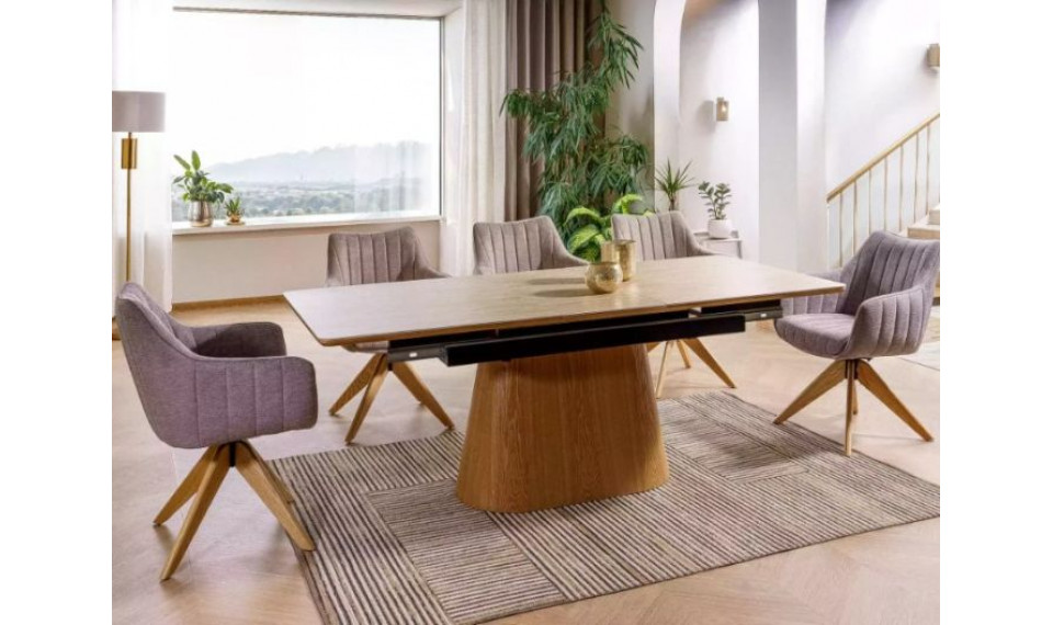 Monaco extendable table beige matt 160-200 | Tables | ZIPhome.ee image 2