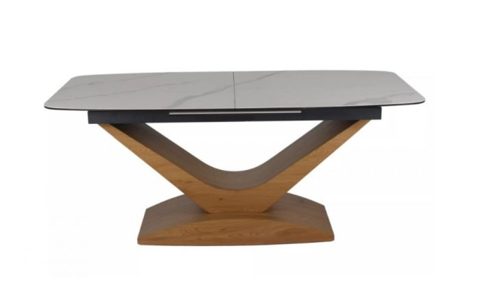 Pikendatav söögilaud DOLCE ceramic valge statuario venato/tamm 180-240x95 cm | Lauad | ZIPhome.ee изображение 2