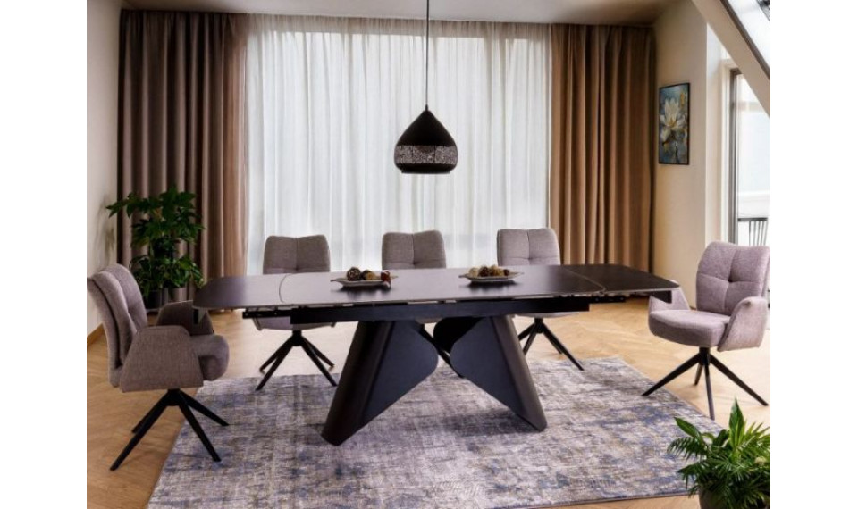 Pikendatav söögilaud ARMANDO 160-240x90 cm must | Lauad | ZIPhome.ee pilt 4