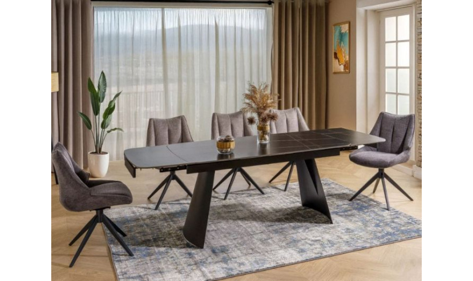 Pikendatav söögilaud BACARDI 160-240x90 cm must | Lauad | ZIPhome.ee изображение 5