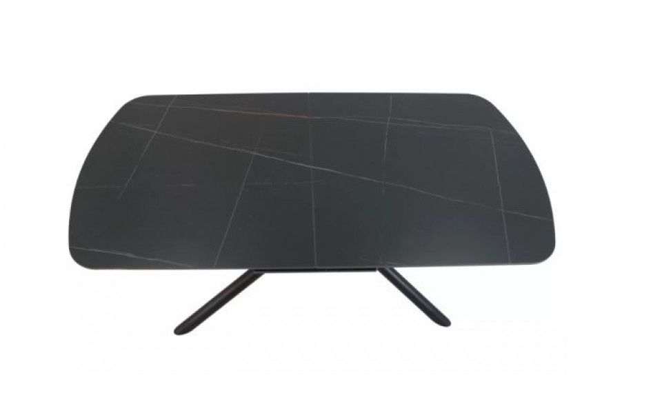 Раздвижной обеденный стол VECTOR черный 160-200x90 см | Столы | ZIPhome.ee изображение 4