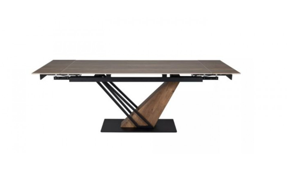 Pikendatav söögilaud GENESIS tamm legno/must/tamm 160-220x90 cm | Lauad | ZIPhome.ee изображение 3