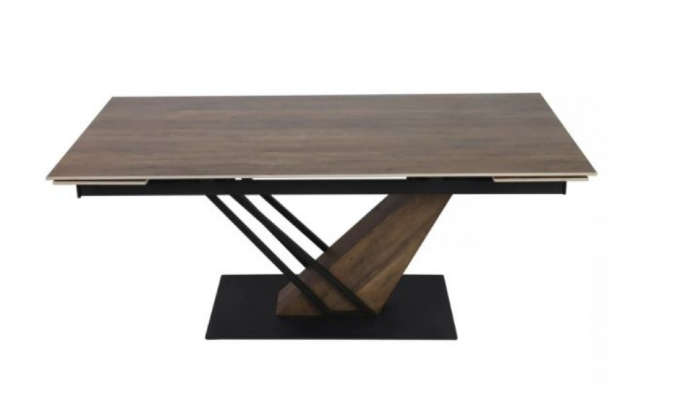 Pikendatav söögilaud GENESIS tamm legno/must/tamm 160-220x90 cm | Lauad | ZIPhome.ee изображение 4