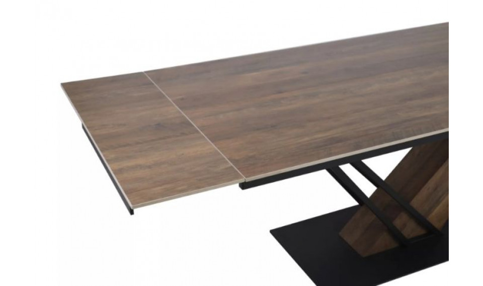 Pikendatav söögilaud GENESIS tamm legno/must/tamm 160-220x90 cm | Lauad | ZIPhome.ee изображение 5