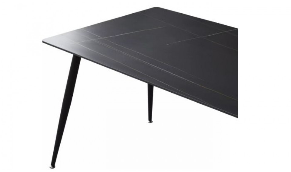 Ruokapöytä RION musta marmori 130x70 cm | Pöydät | ZIPhome.ee kuva 2