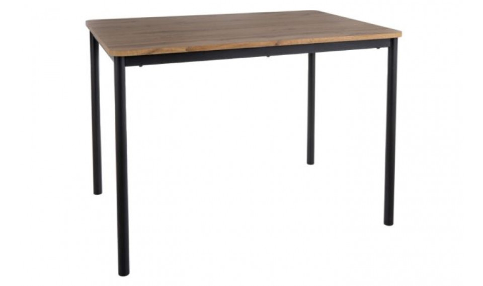 Ruokapöytä CITY tammi artesaani/musta 110X75 cm | Pöydät | ZIPhome.ee kuva 1