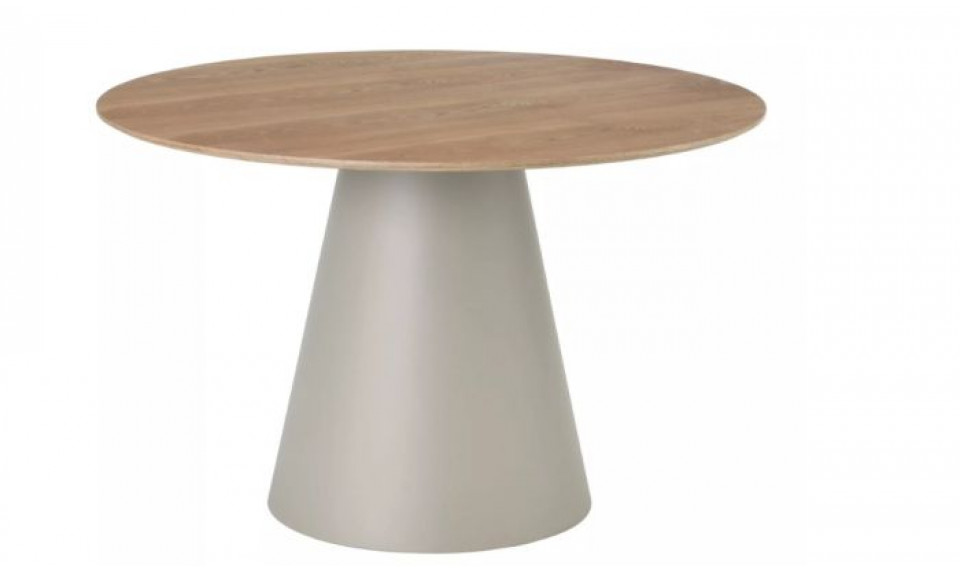 Pyöreä ruokapöytä ANGEL 120 cm tammi/kashmir | Pöydät | ZIPhome.ee kuva 1