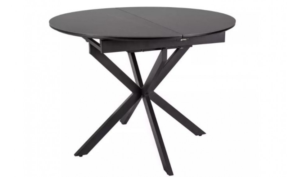 Pikendatav söögilaud GASTON ceramic must marmor/must 100-135x100 cm | Lauad | ZIPhome.ee изображение 3