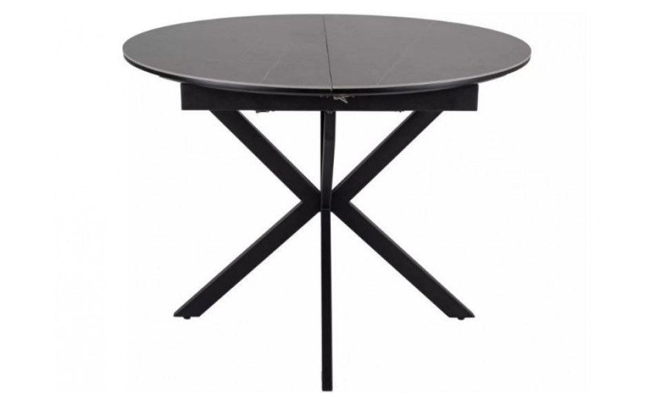 Pikendatav söögilaud GASTON ceramic hall marmor/must 100-135x100 cm | Lauad | ZIPhome.ee kuva 3